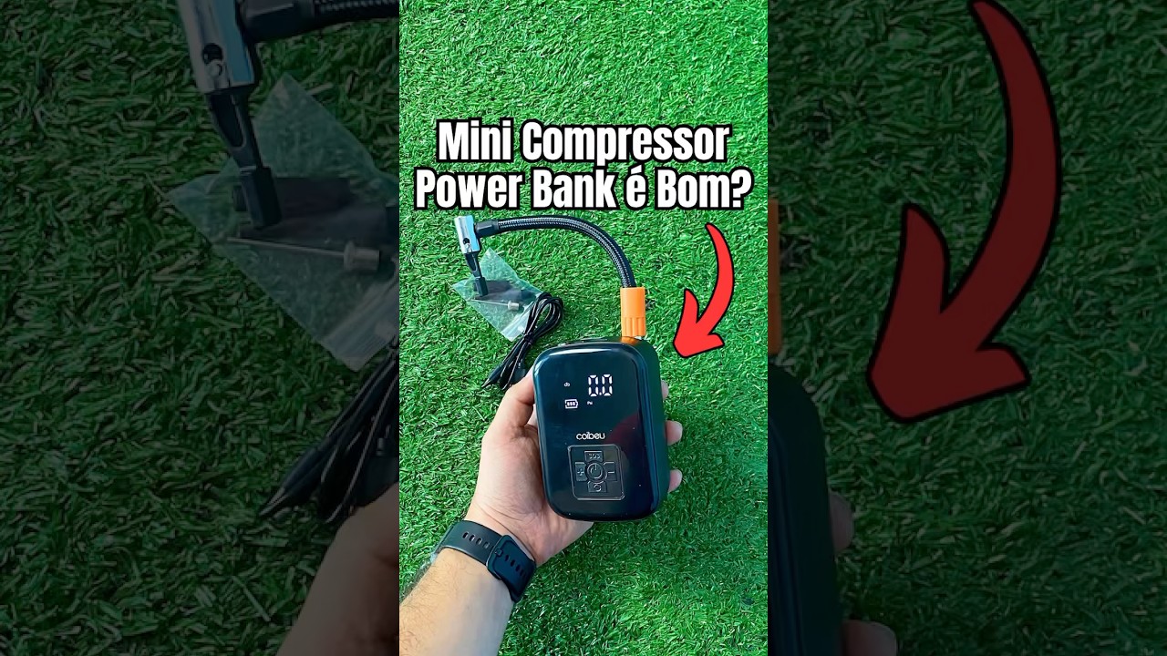 Testei o Mini Compressor de ar Coibeu! 😮 Prestou? 🤔