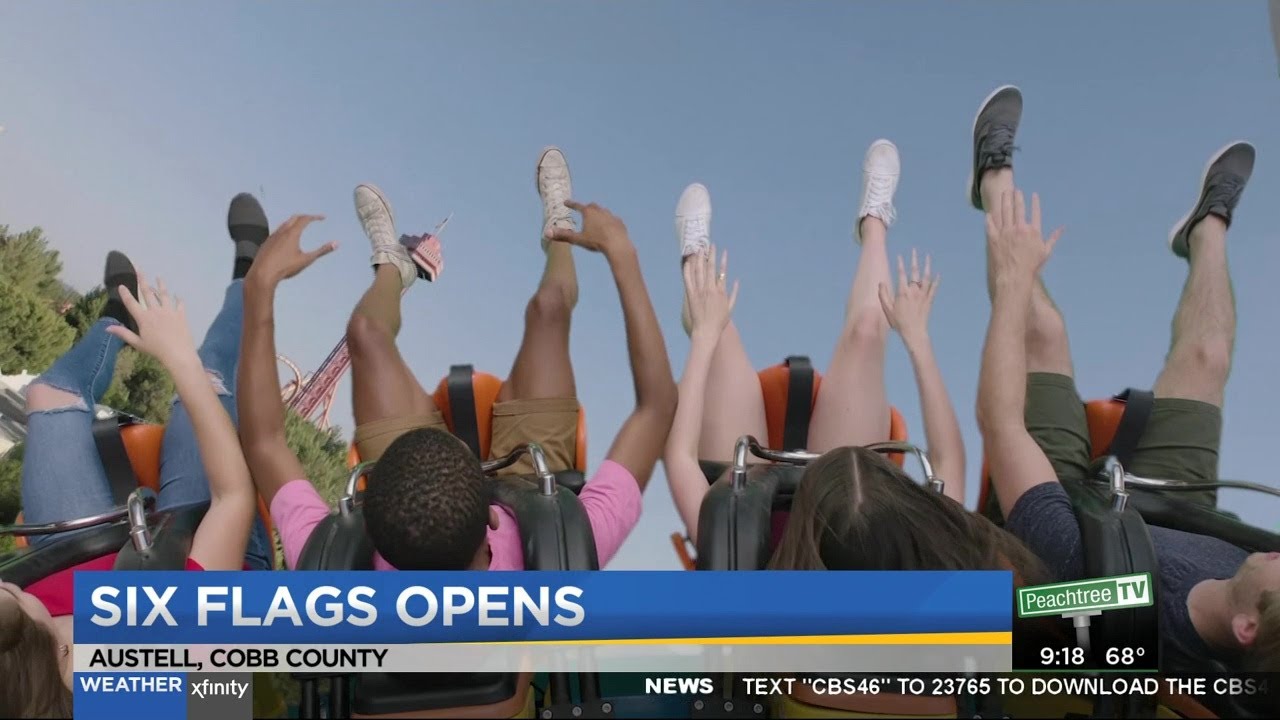 Opening day at Six Flags