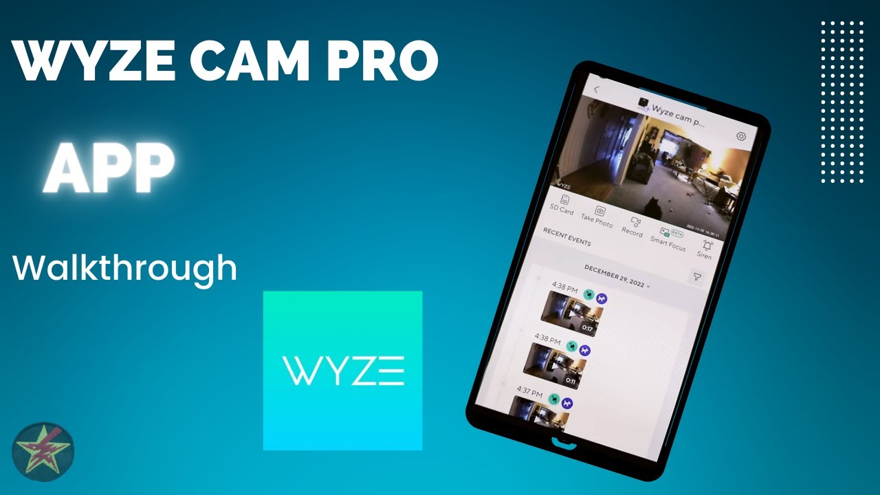 Wyze Cam Pro App Walk through