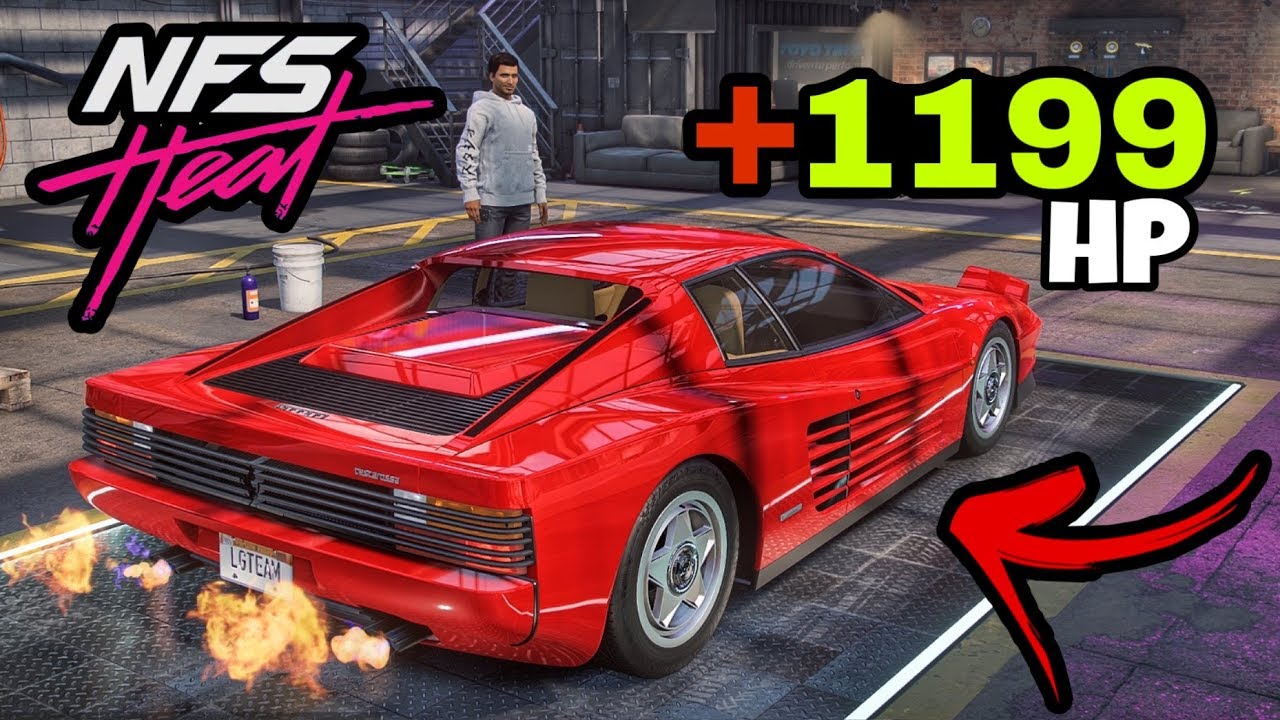 Need For Speed: Heat | Ferrari Testarossa Coupé '84 - Tunagem