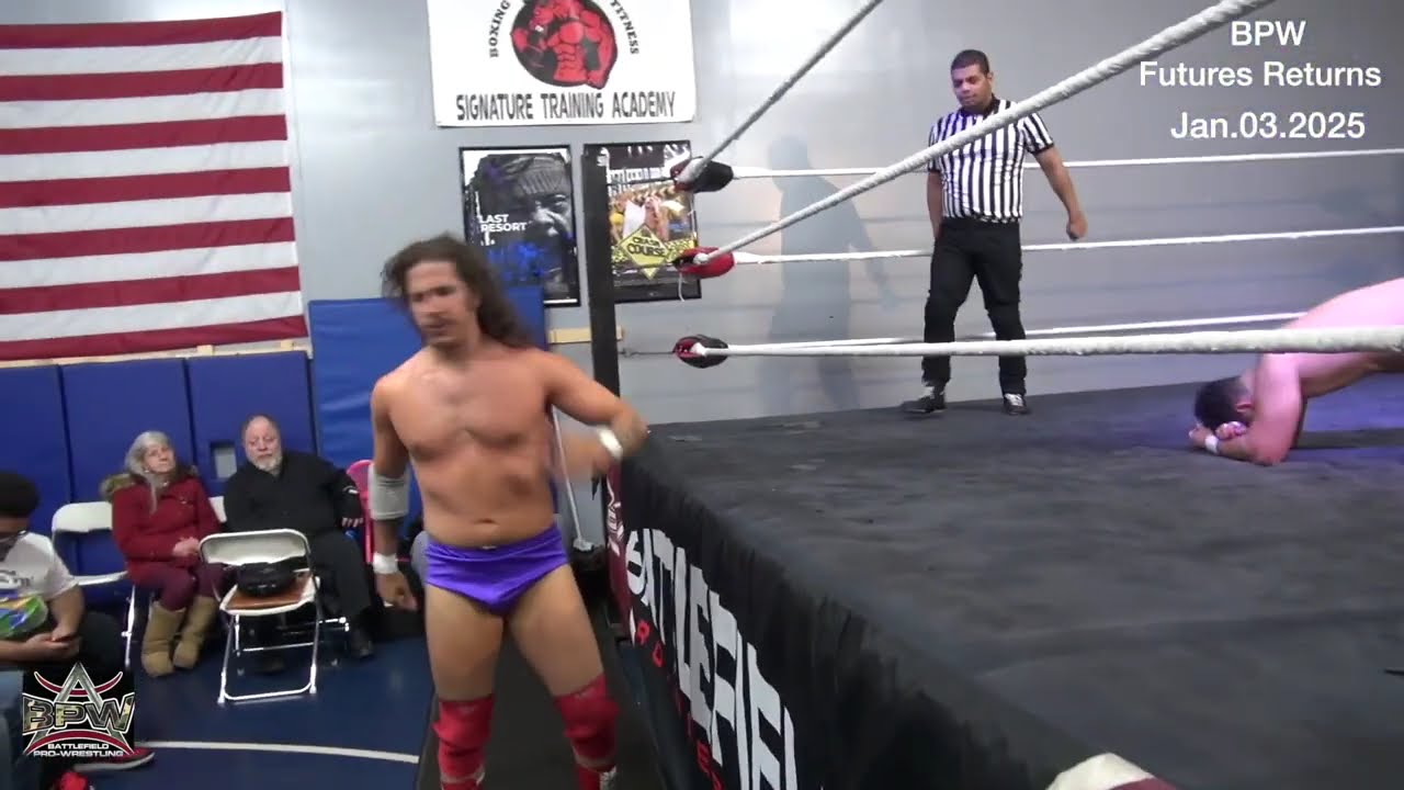 [ FULL MATCH] Vee Marino vs Mike Zee | BATTLEFIELD pro wrestling | Futures Returns