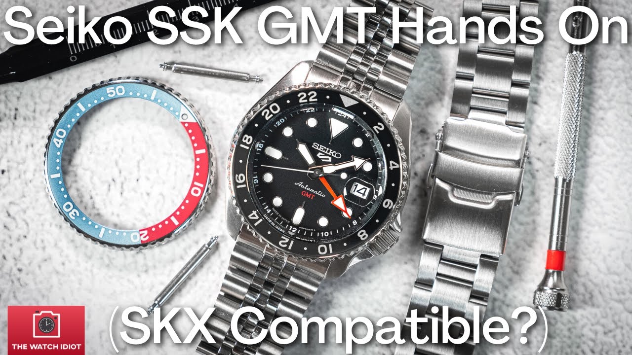 Обзор Seiko 5 SSK GMT: МОЛИТВЫ БЫЛИ ОТВЕТЫ: ​​Также совместим ли он с деталями SKX?