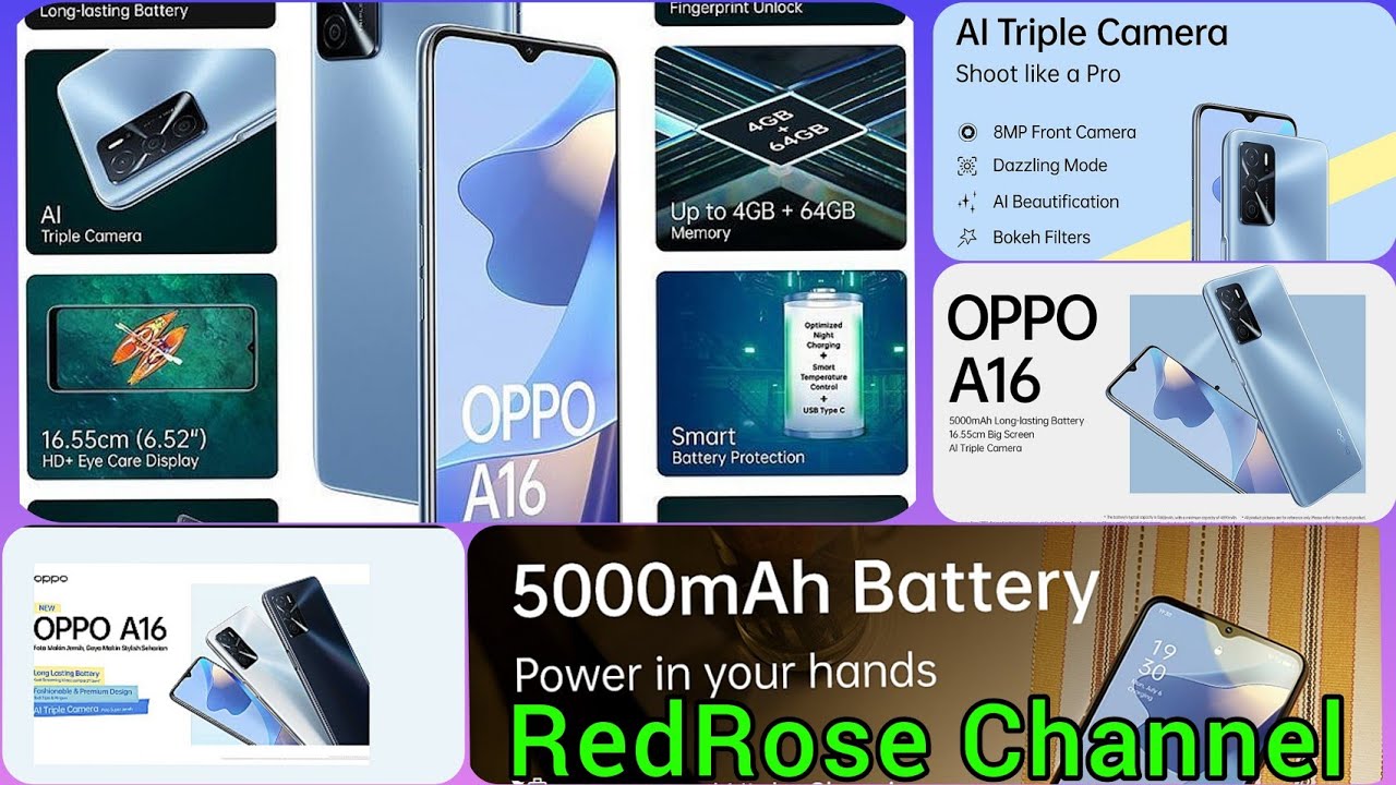 Unboxing Oppo A16 (CPH226) SmartPhone (Ram 3GB & Rom 32GB)