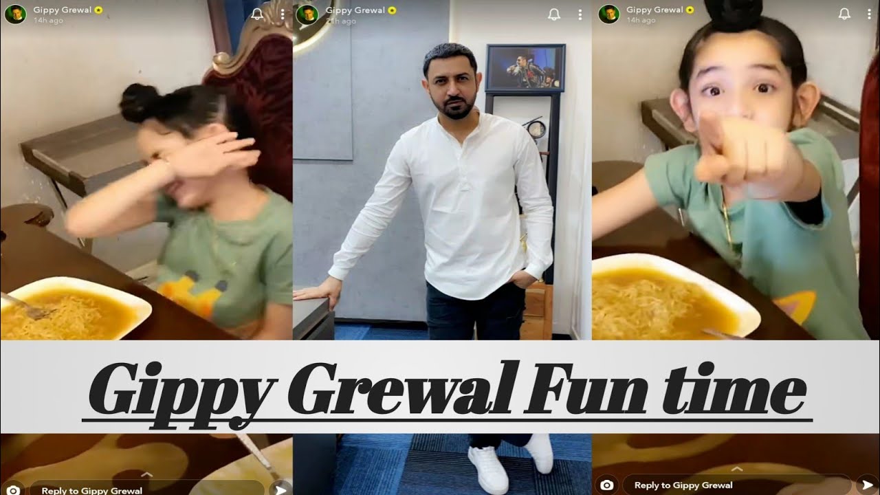 Gippy Grewal Fun time with family (gurfateh Grewal and Ekomkar Grewal