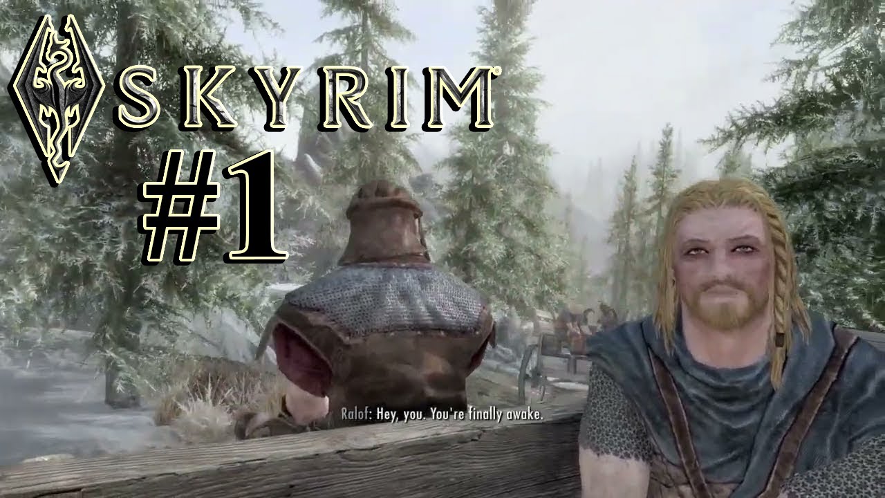 TES: Skyrim (Part 1) - Hey, you. You're finally awake.