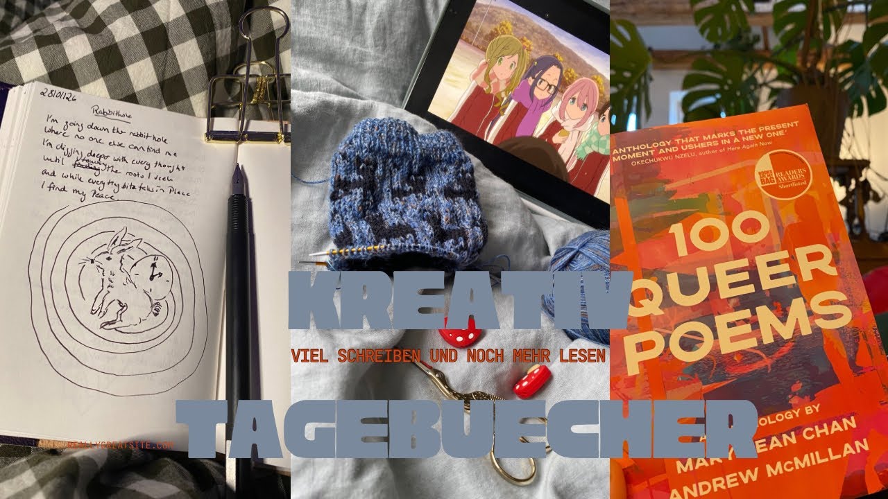 viel schreiben und noch mehr lesen | KREATIV TAGEBÜCHER 