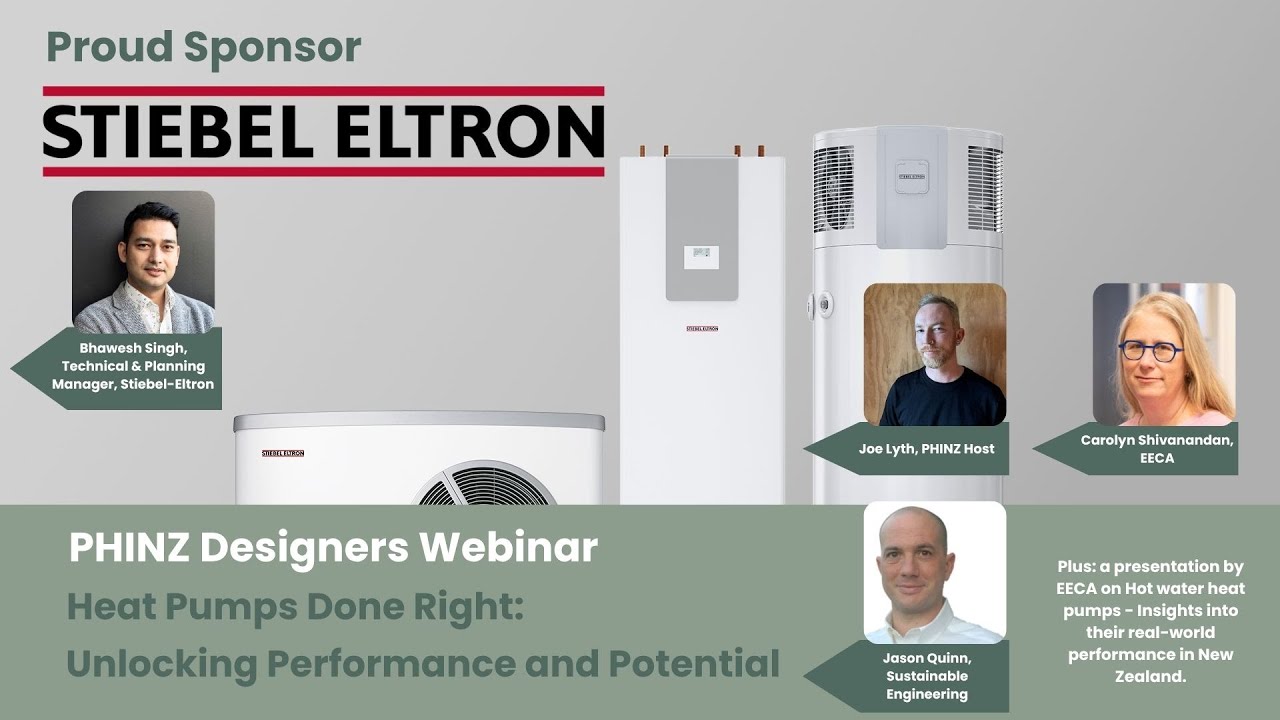 PHINZ Webinar - Heat Pumps Done Right: Unlocking Performance and Potential