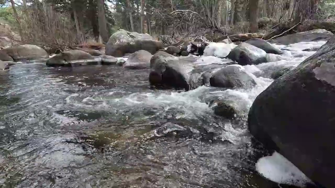 3 Hours | Rocky Mountain National Park River – Flowing Water Sounds for Sleep