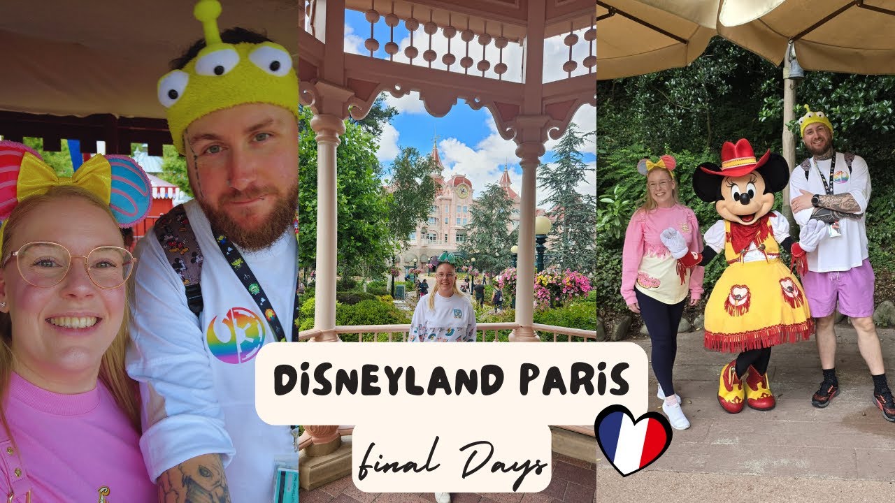 DISNEYLAND PARIS! VLOG 4 • Final Days 🏰🎥