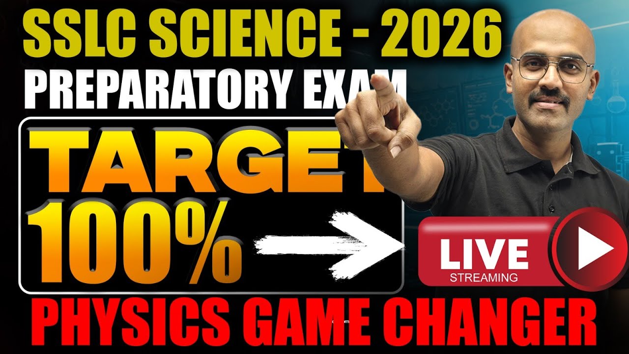 SSLC Class 10 Physics Complete ONE-SHOT + Important Questions🔥| Preparatory Challenge