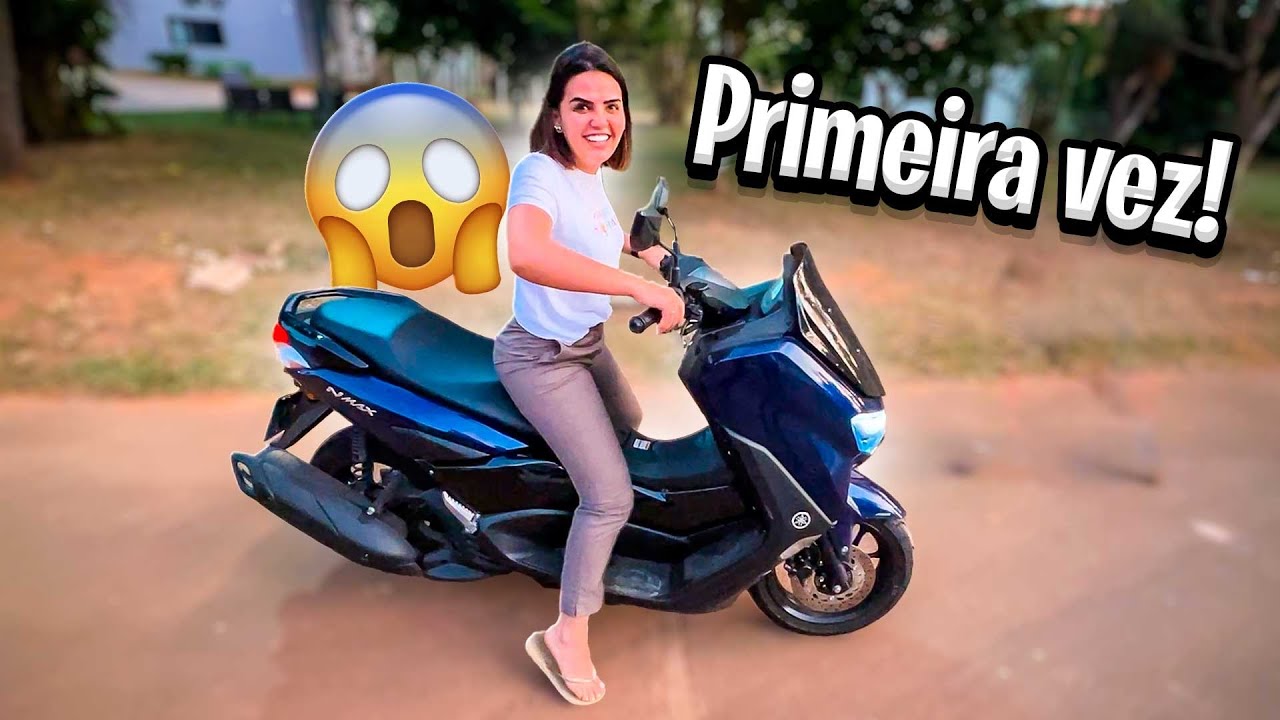 PILOTEI UMA MOTO PELA PRIMEIRA VEZ