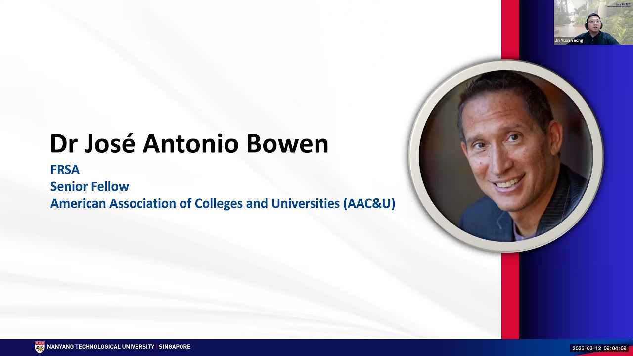 Teaching and Thinking with AI  by Dr Jos&eacute; Antonio Bowen