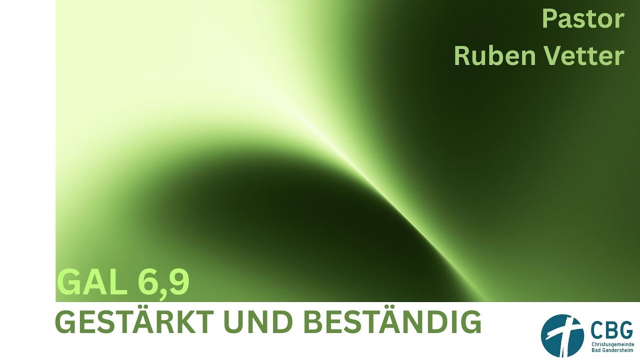 Gestärkt und Beständig | Ruben Vetter