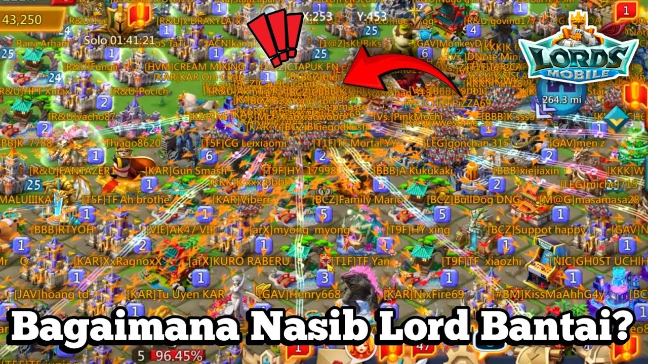 GUA NEKAT !! MASUK KERAJAAN RALLY PARTY, LANGSUNG DISERBU ?? Solo Player Crashes into Party Kingdom