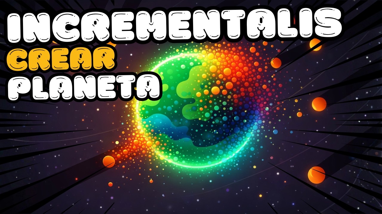 INCREMENTAL de CREAR PLANETAS con PARTICULAS | A Game About Making A Planet
