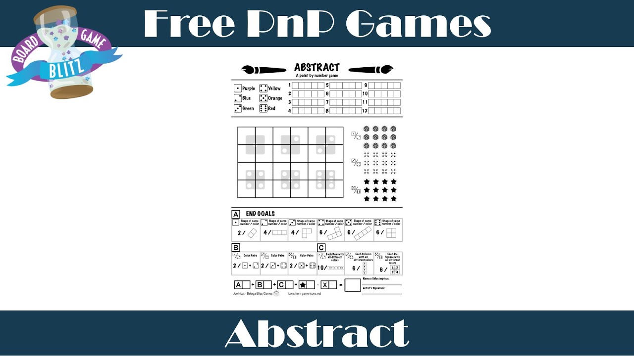 Free PnP Games: Abstract Overview