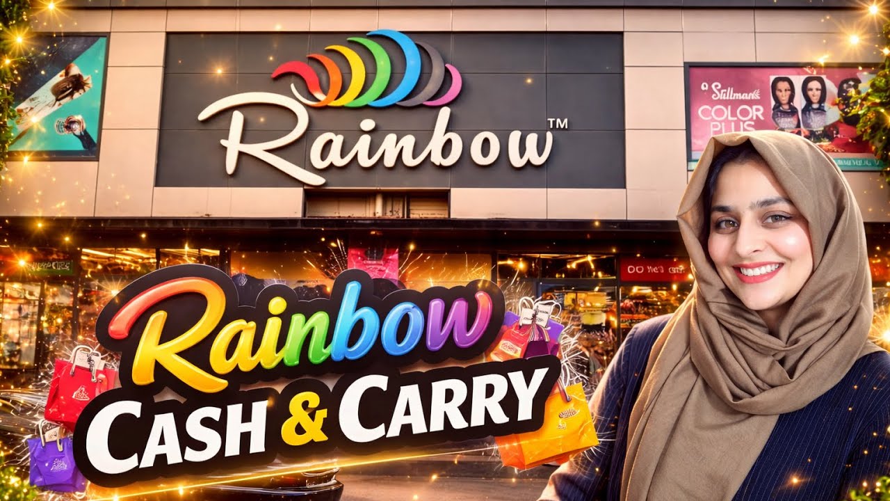 Exploring Rainbow Cash & Carry 🌈 | Valencia Town Lahore | Crocekry Shopping | @rubabthefoodie 