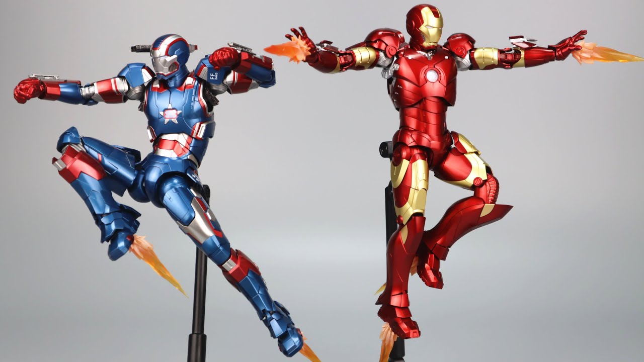 【开盒分享】Threezero DLX 1/12 IRON MAN钢铁侠MK3+钢铁爱国者Iron Patriot