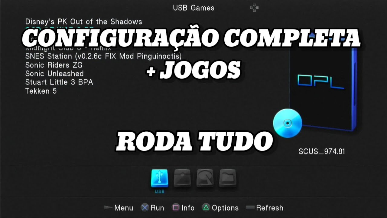 CONFIGURAÇÃO COMPLETA DO OPL + CONFIGURAÇÃO DE JOGOS PASSO A PASSO