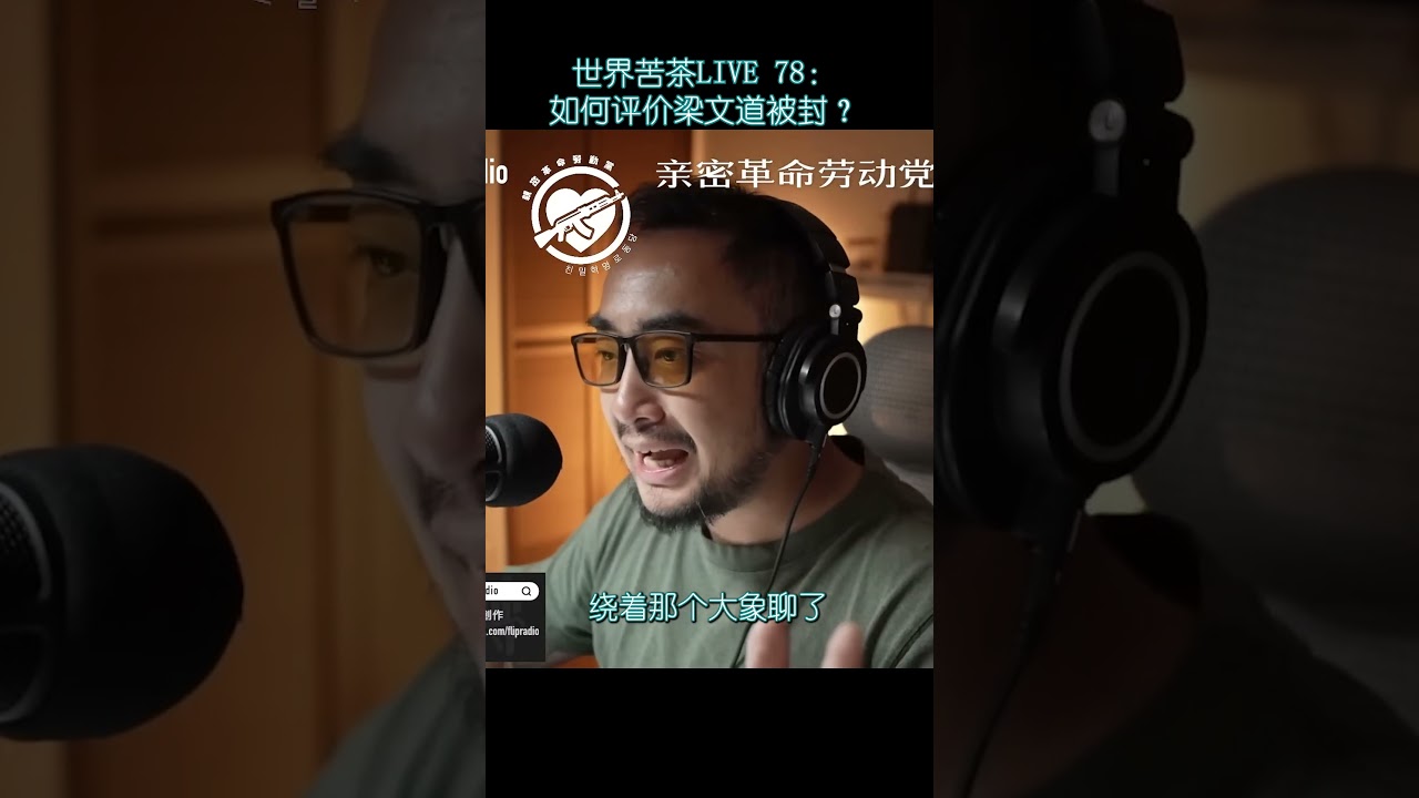 李厚辰-如何评价梁文道《八分半》被封？[世界苦茶直播切片]