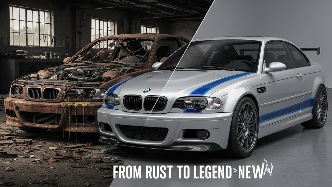 Asmr Car Restoration! Full Restoration of a BMW M3 GTR E46 Most Wanted from Total Disrepair to New