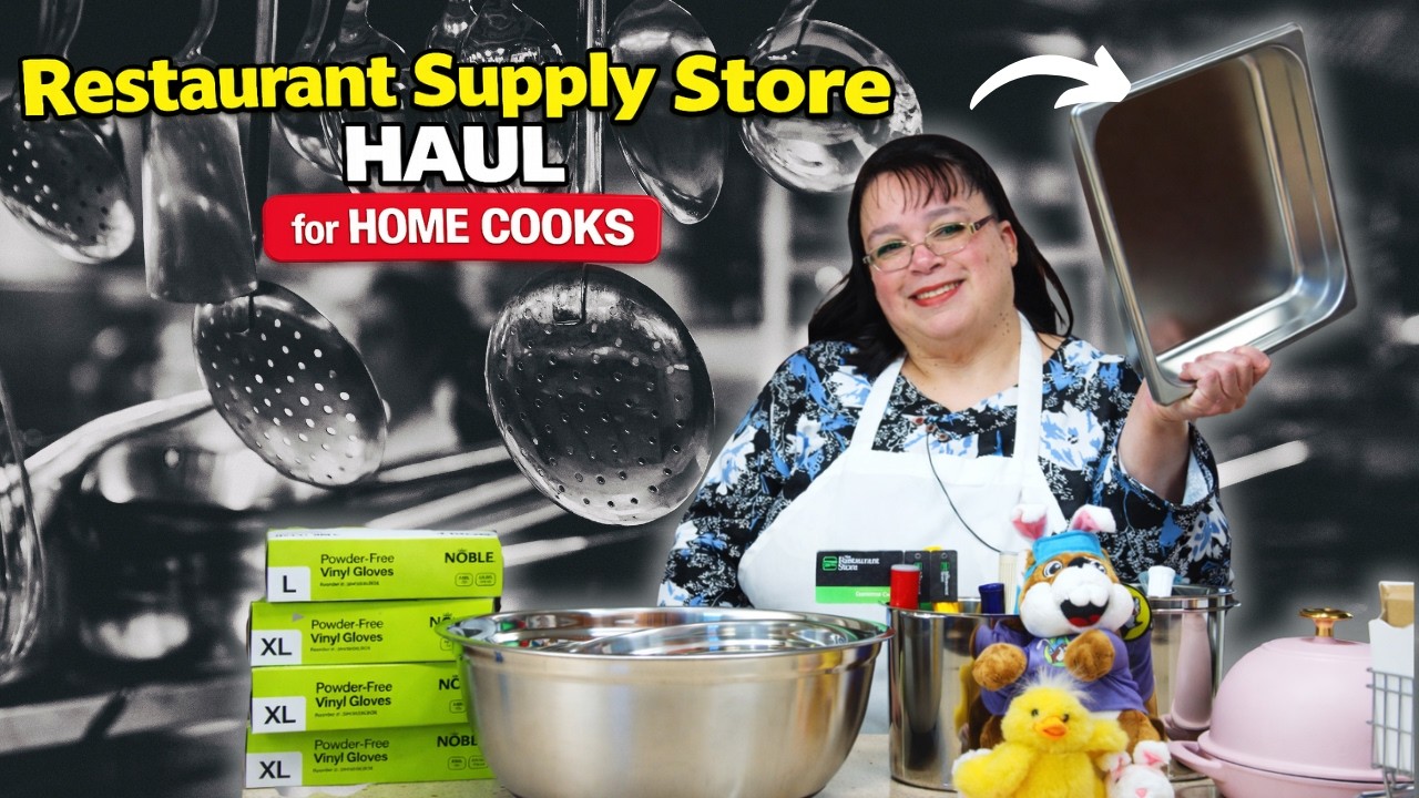 What I Bought at a Restaurant Supply Store as a Home Cook 🛒