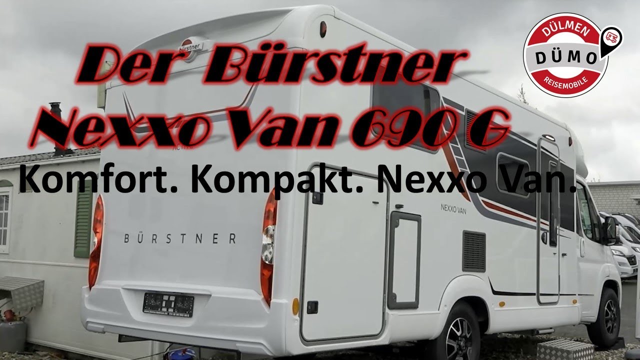 Der Bürstner Nexxo Van 690G. Komfort wie im Teilintegrierten. Kompakt wie ein Kastenwagen.