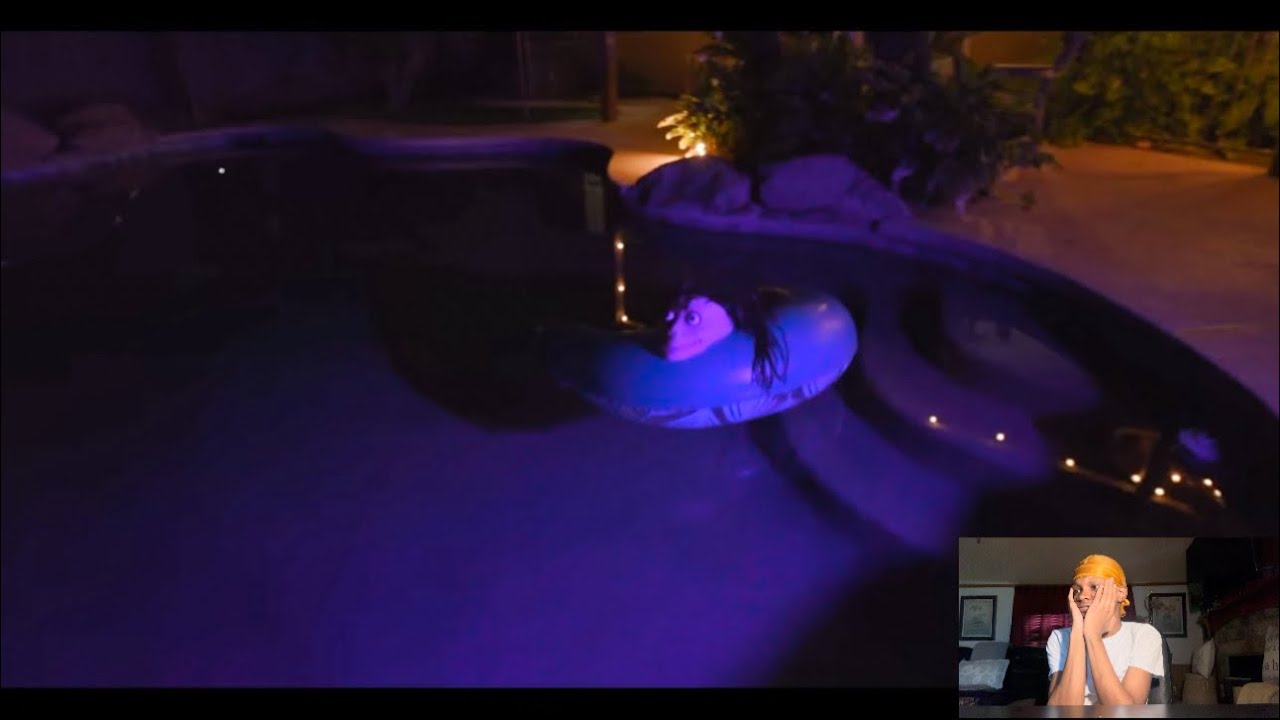 Momo the pool | short horror film **REACTION