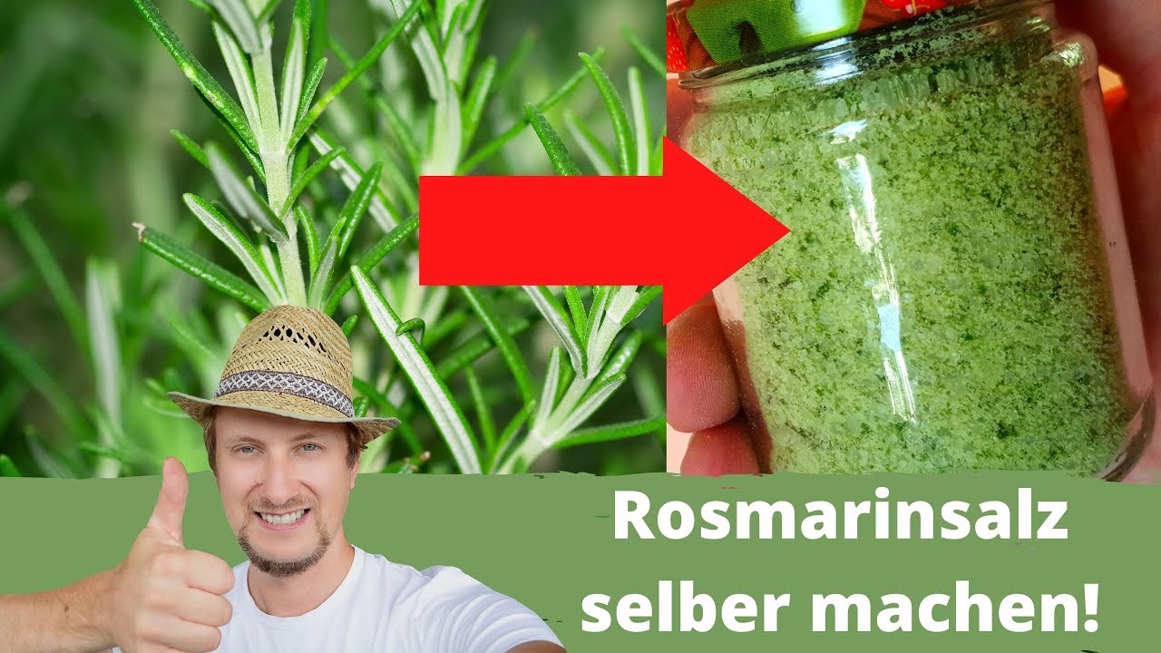 Rosmarinsalz selber machen 🌞 Mein Rezept