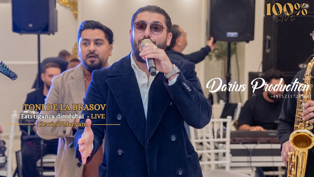 Toni de la Brasov - Esti tiganca din dubai - Joc Tiganesc - LIVE NOU 2025 - Kewin&Maryam