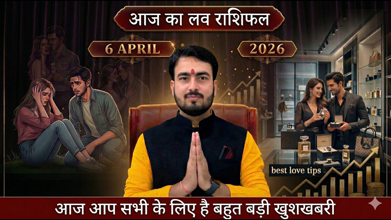 6 april 2026 aaj ka love rashifal | today love horoscope | daily love reading love tips with atul ji