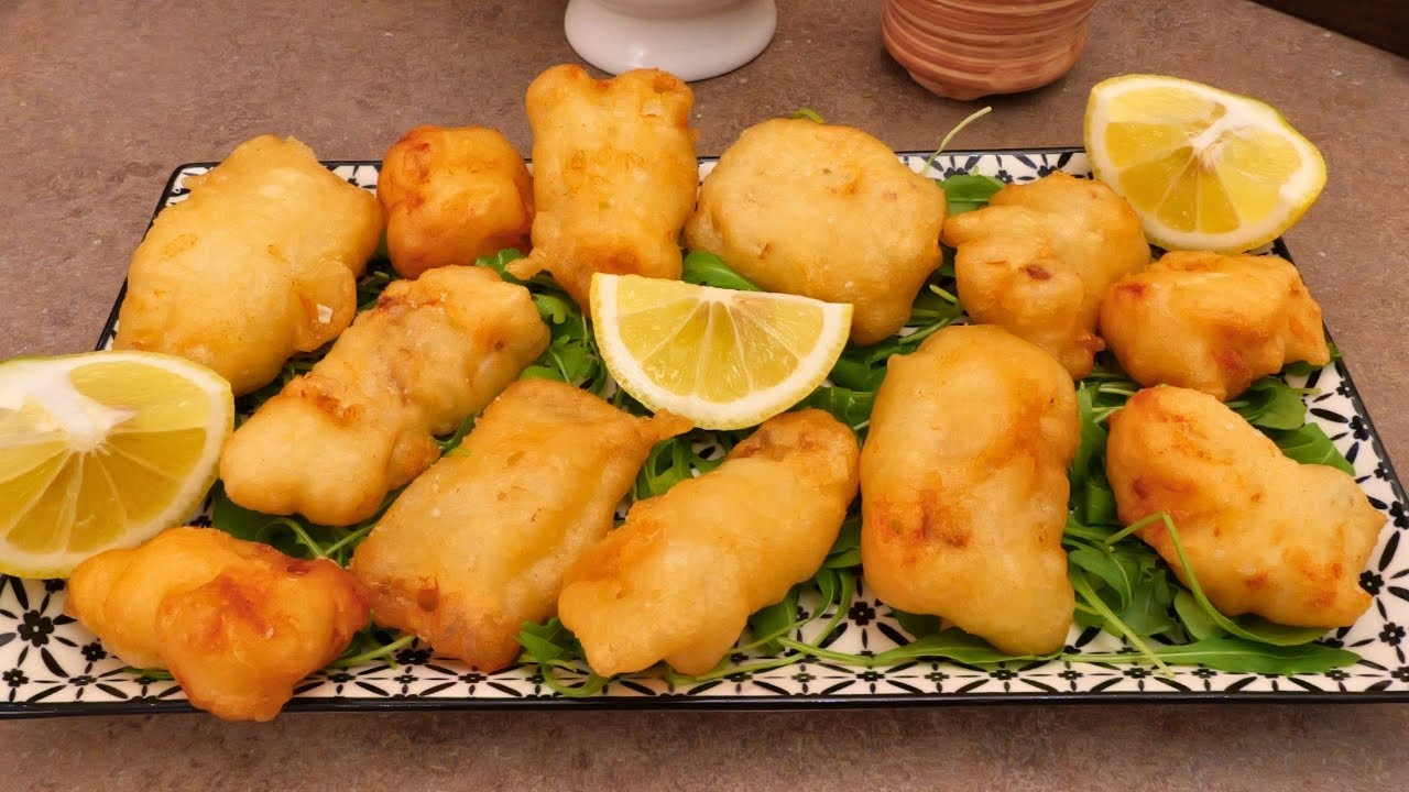 BACCALÀ FRITTO PERFETTO IN PASTELLA CROCCANTISSIMO DENTRO E UMIDO E TENERO DENTRO
