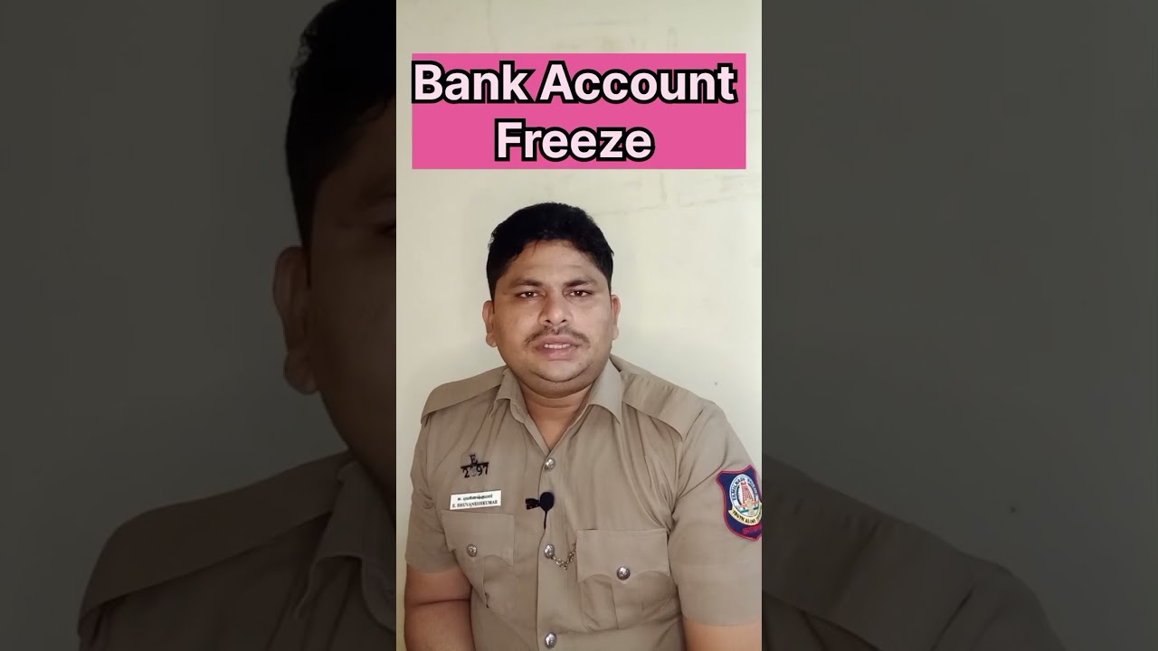 🚔🧑&zwj;✈️Bank account freeze🔥🔥#shorts #bankaccount #police
