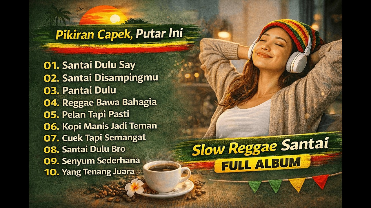 Pikiran Capek, Putar Ini – Slow Reggae Santai | Full Album