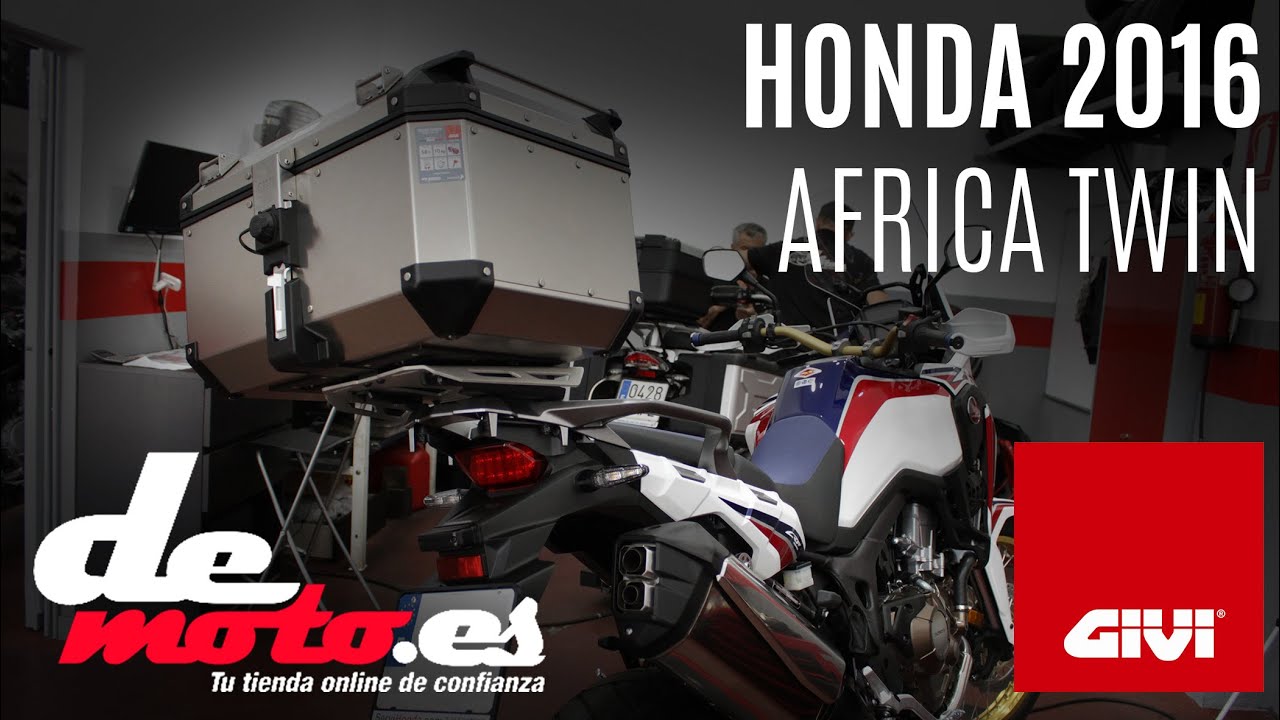 Montaje Baúl GIVI Trekker Outback en HONDA Africa Twin 2016 / DEMOTO