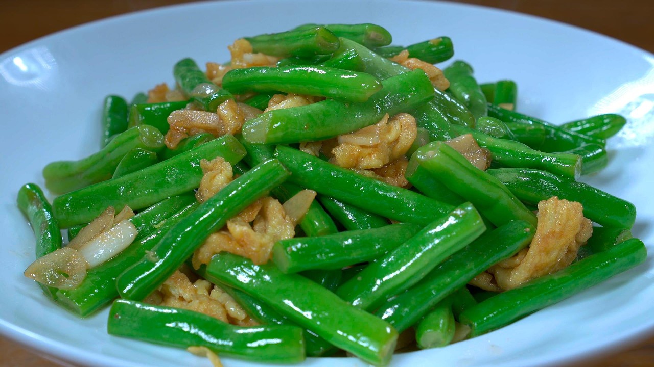 为什么饭店的四季豆翠绿入味好吃，放一天都不黄不黑呢，原来做法有讲究，教你密招，让你秒变大厨#like #家庭菜 #food #cooking