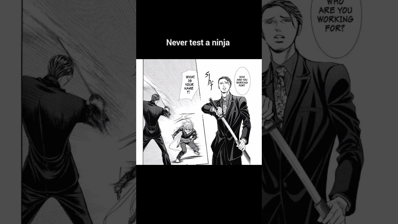 Never trust a ninja #manga