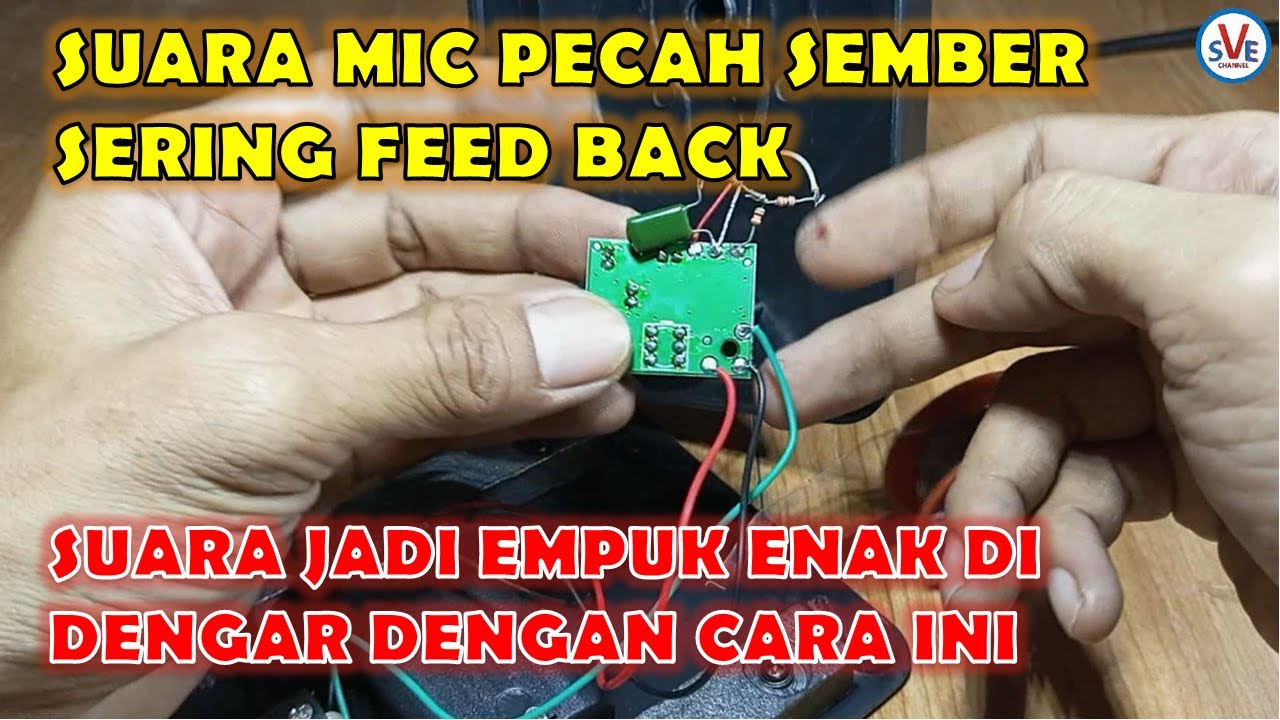 MIC CONDENSER SERING FEEDBACK SUARA OVER CUKUP PASANG FILTER INI