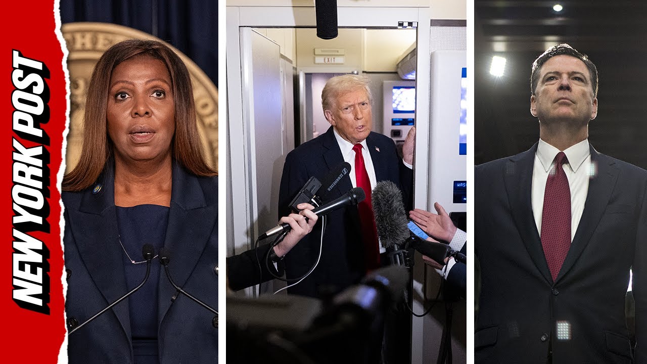 Трамп высказывается после того, как судья отклонил дела против Джеймса Коми и Летиции Джеймс
