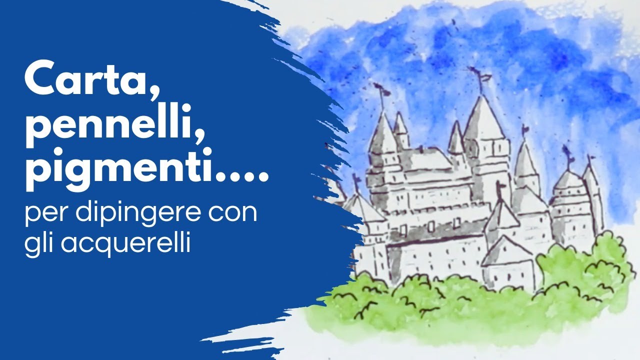 Le mie attrezzature per dipingere con gli Acquerelli, da Winsor e Newton a Sauders Waterford
