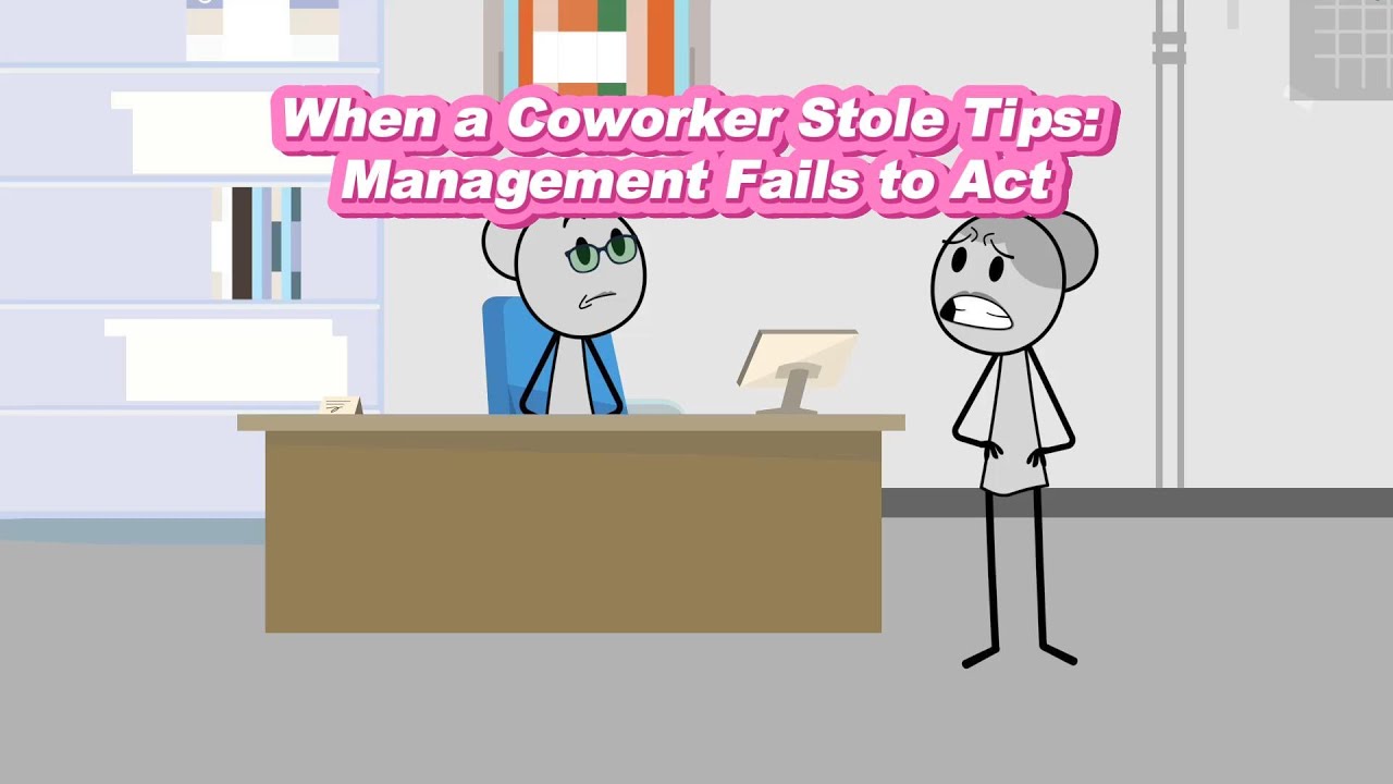 (FULL STORIES) When a Coworker Stole Your Tips, Management Fails to Act #animation #comedy #manager