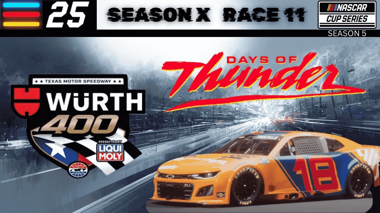 NASCAR 25 | Career | Cup Series | Season 5 | Race 11 | Texas