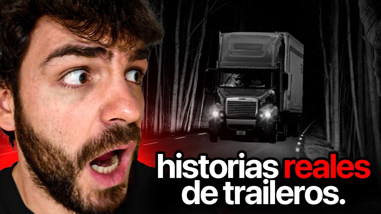 Reacciono a HISTORIAS de TERROR de TRAILEROS en CARRETERAS de MÉXICO | Relatos de Horror