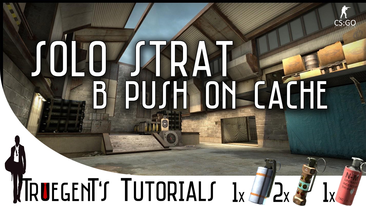 CS:GO - Solo take strat for B site on Cache
