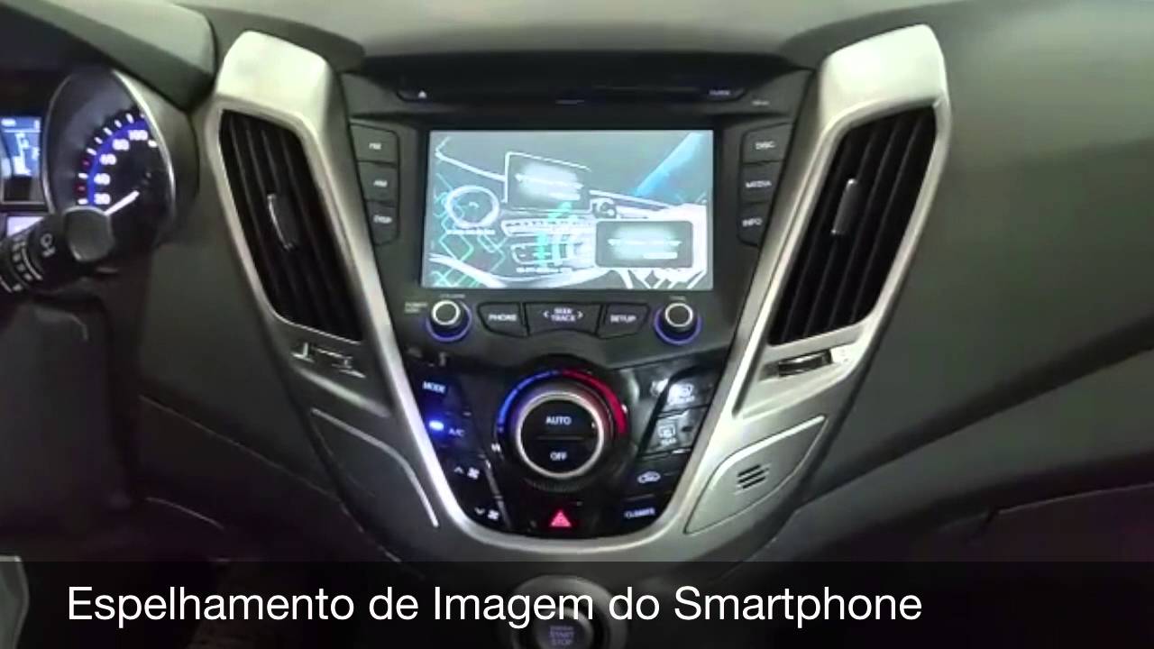 Veloster - Desbloqueio + TV Full HD e Espelhamento de Imagem (waze, google maps e videos)