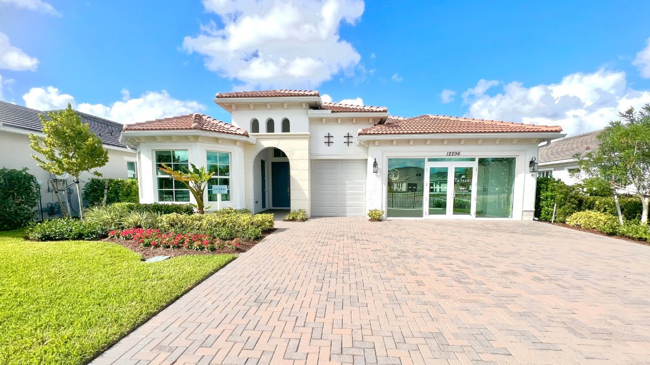 4 Bedroom 3276 SqFt | Palm Beach Gardens Florida New Construction Model Home Tour | La Terre Avenir