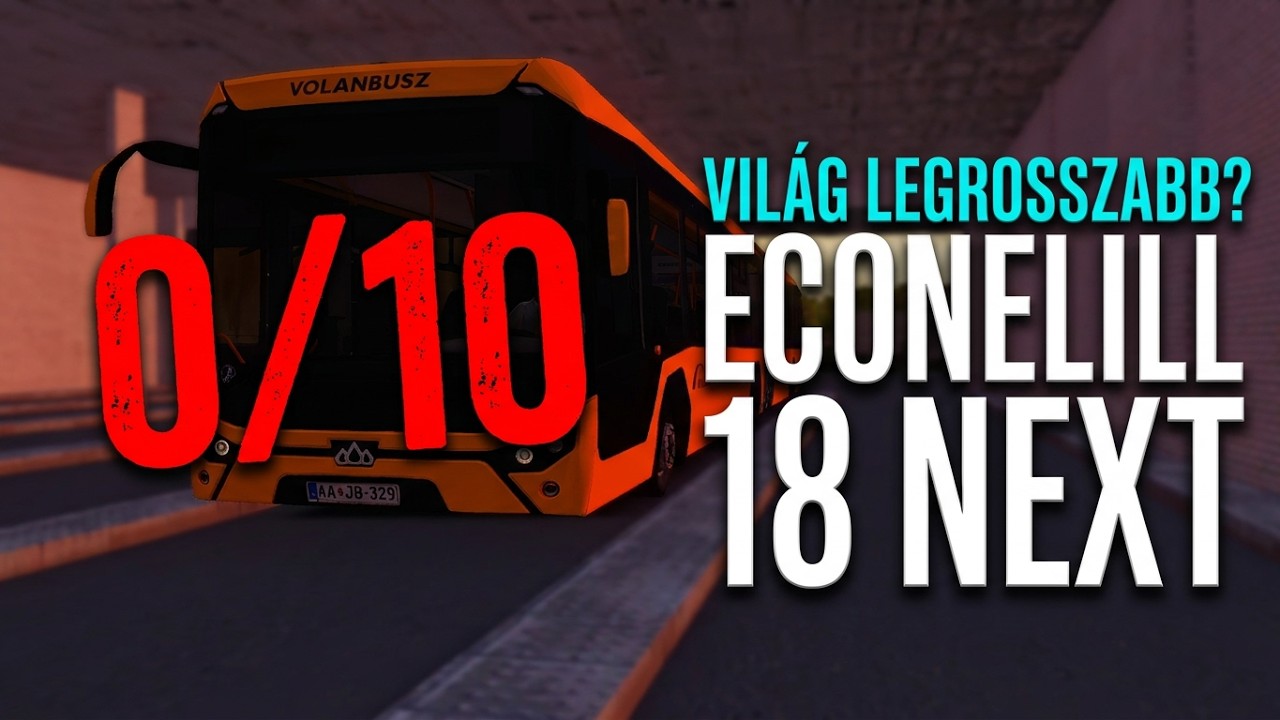 TESZT: A világ LEGROSSZABB OMSI busza｜Le is robbant!｜Credo Econell 18 Next｜Mosonmagyaróvár