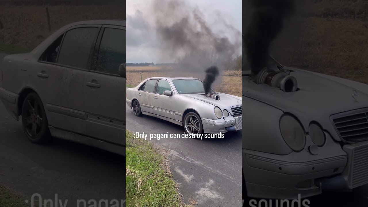 Mercedes Diesel 💨 IG: @saether_drifting #diesel #om613 #om606 #mercedesdiesel #rollingcoal