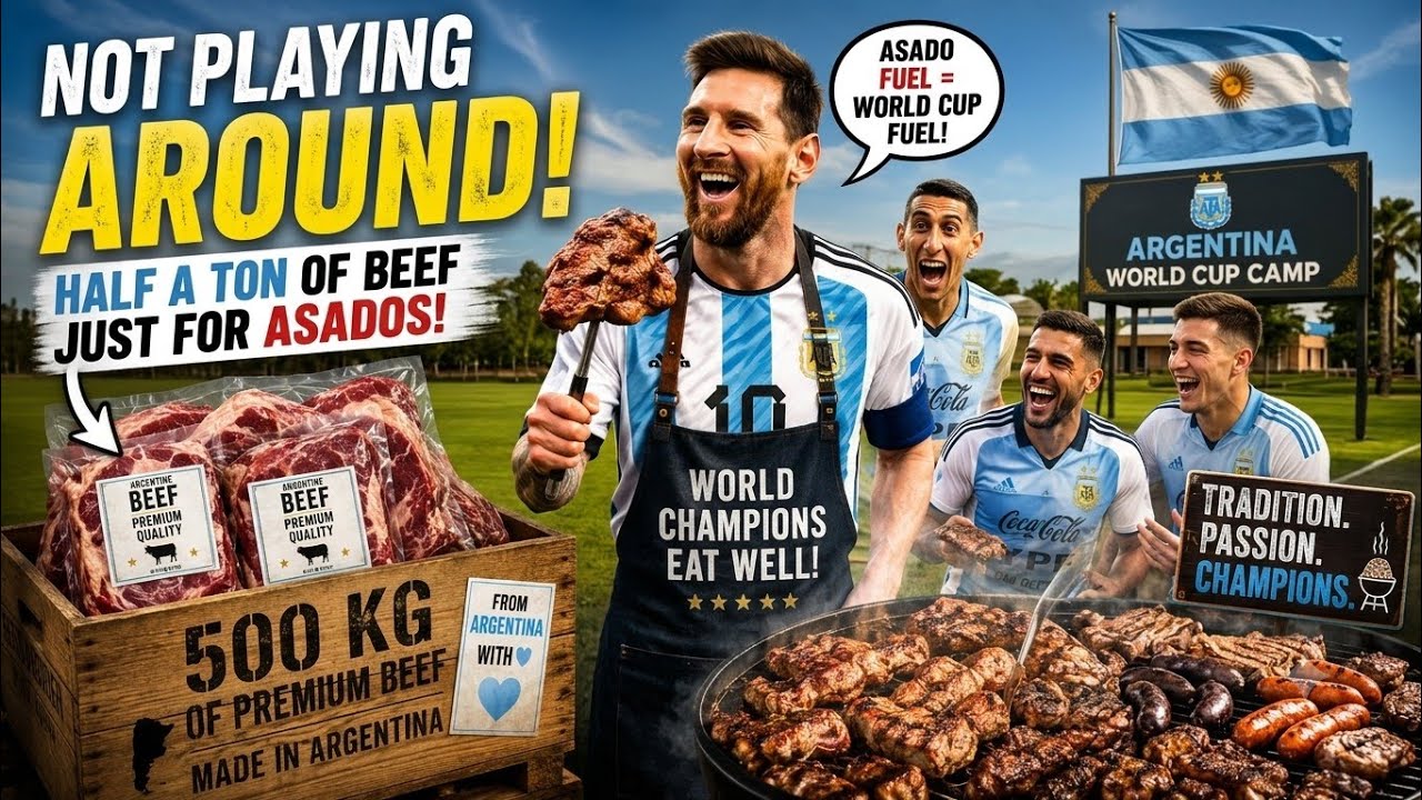Argentina's Secret World Cup Weapon? 500 KG of BEEF! 🥩🔥