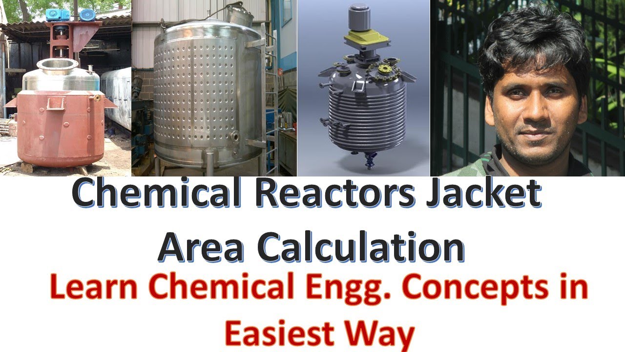 Chemical Reactor Jacket  Heat Transfer area Calculation